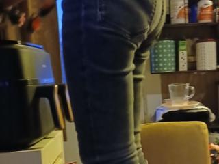 Shaving maintinance in house and my ass in jeans 6 of 7