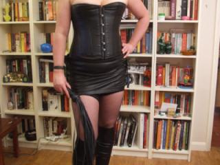 Wife in dominatrix mode 2 of 12