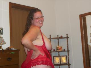 McBoobers BBW Heather in Red 4 of 19