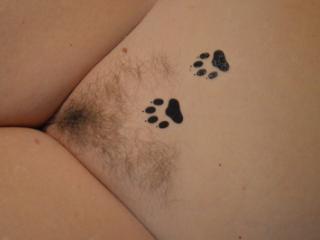 Hot Wife & Doggy Paw Tattoos 7 of 15