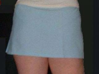 Horny 40 s - Blue Mini Skirt 5 of 20