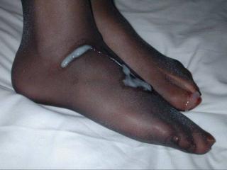 My feet in pantyhose 9 of 12