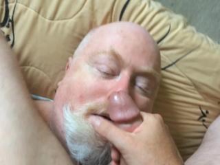 Cumming in his mouth and on face