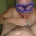 Lady in the purple mask returns
