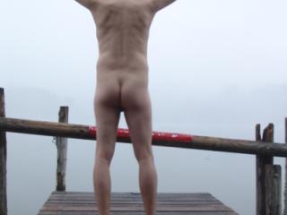 Nude at a lake 4 of 12