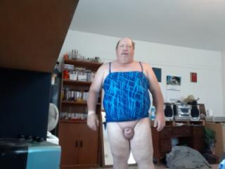 Getting ready to go swimming in a two peice 4 3 of 10