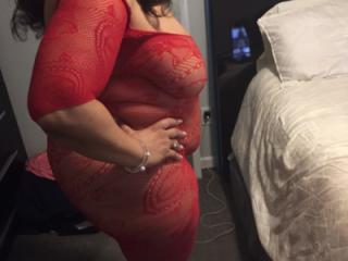 Red Lace Bodystocking 1 of 5