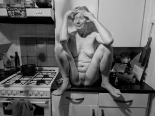 Our naked pics from our kitchen