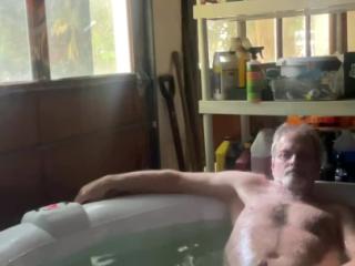 Hot tub hard on
