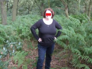 Stripping in the Woods 1 of 4