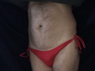 Red bikini bottoms 7 of 8