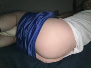 Clean shaved bare ass ready to play