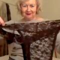 Me holding up my knickers