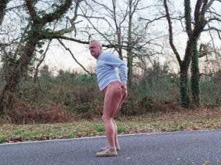 I love getting naked by the side of the road 8 of 9
