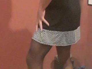 Dress and stockings combination. 2 of 9