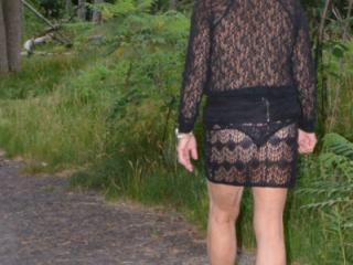 Sheer Black Lace Worn at Some Parks 1 of 19