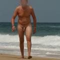 Naked outside & at the beach!