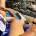 Girlfriend Nudist at the river