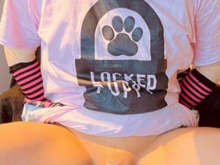 Locked Puppy Behind Bars Part 2 - Erection 1 of 11