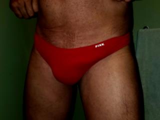 Red thong Pink 8 of 8