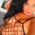 Black fishnet dress