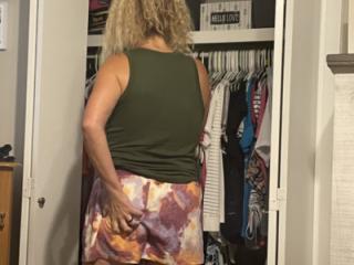 Part 2: Catching a sexy wife changing shorts! 1 of 16