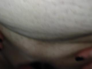 Close-Up: Playing with my cock on her wet cunt