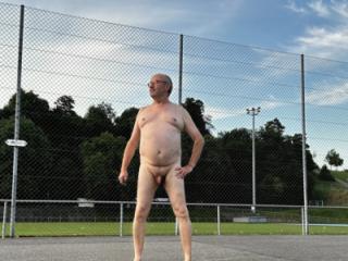 nude on a bridge in baden 18 of 20