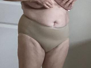 Wife in bra and panties 3 of 4