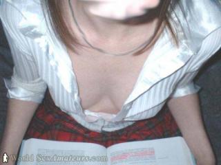 sexyshycpl (51st) schoolgirl theme, leave comment please 2 of 6