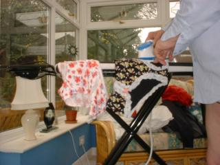 Ironing my knickers 8 of 9