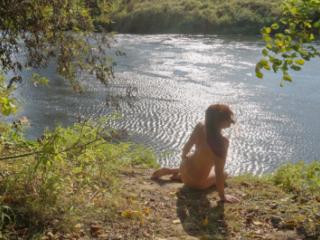 Sitting on the Beach Istra-river 13 of 20