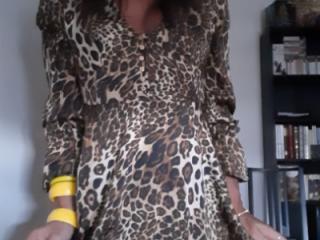 Lorenza sissy leopard dress. 15 of 20