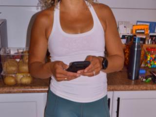 Green Leggings Cameltoe -As requested 13 of 16