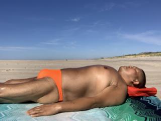 Sunbathing at the Beach at Cherry Grove 1 of 15