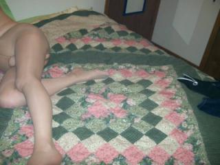 Slut wifes feet in a bulls bed 7 of 12