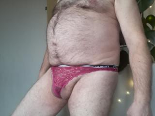 Me in brand new red lacy thong & another lingerie. 18 of 20