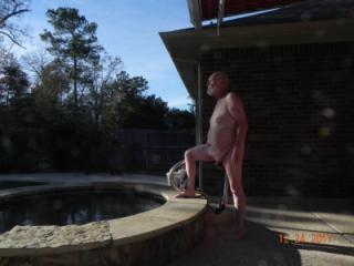 Tom Nude Wearing Cock Ring and Stretching Balls 24 Dec 2017 4 of 19