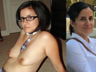 Dressed and undressed.