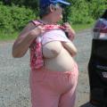 Random outdoor boob pics