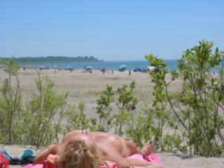 Topless at Presqu'ile Beach 11 of 20