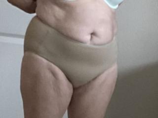 Wife in bra and panties