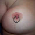 Her new 8 guage rings