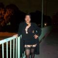 Tere wearing black sexy dress over th...