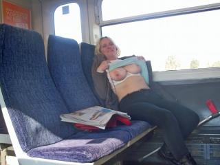 Tits on a train 3 of 4