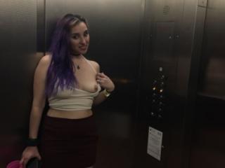 Playful in the elevator ;) 11 of 20