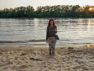 In AKIRA pants near Moscow-river in evening 19 of 20