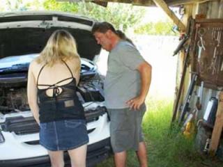 MY Slutwife had car problems and traded service for service pt 1a 8 of 20