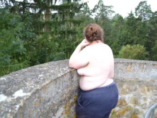 My BBW-Wife and I on a little Tower / Meine BBW-Ehe-MILF und ich auf einem kleinen Türmchen 1 of 19