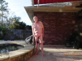 Tom Nude Wearing Cock Ring and Stretching Balls 24 Dec 2017 5 of 19